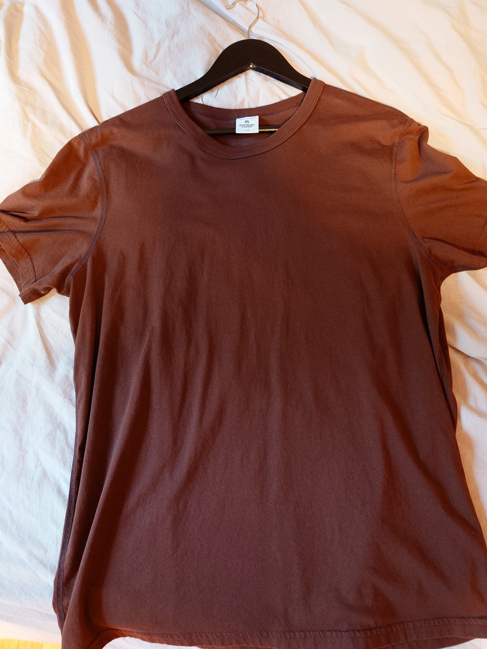 Men's Reigning Champ Crew Neck T-Shirt - Brown - Like New!